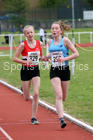 Girls under-15s 3000 metres, 2019 North Eastern Track and Field Champs., Middlesbrough. Photo:  David T. Hewitson/Sports for All Pics